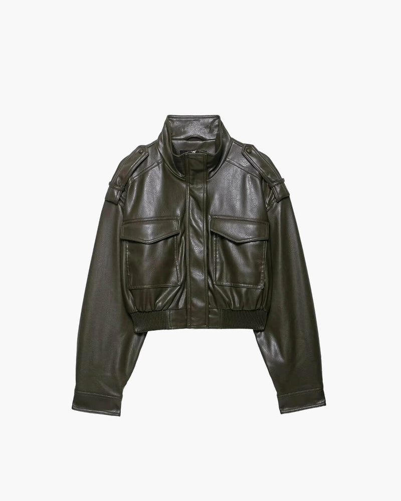 ZEYA - Eleanor Faux Leather Jacket