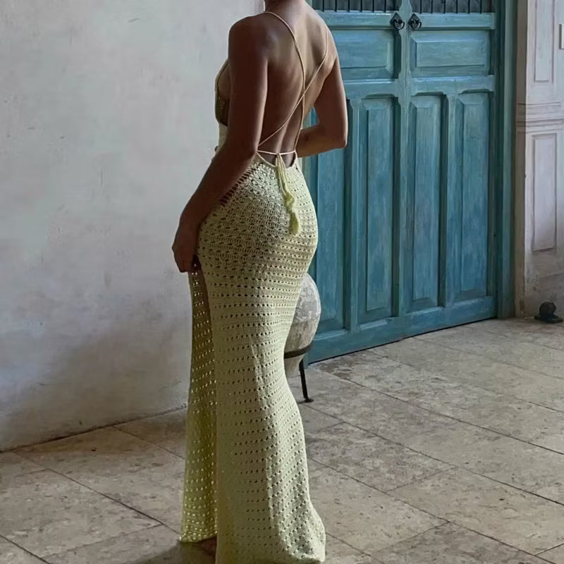 Elena háčkované slip šaty