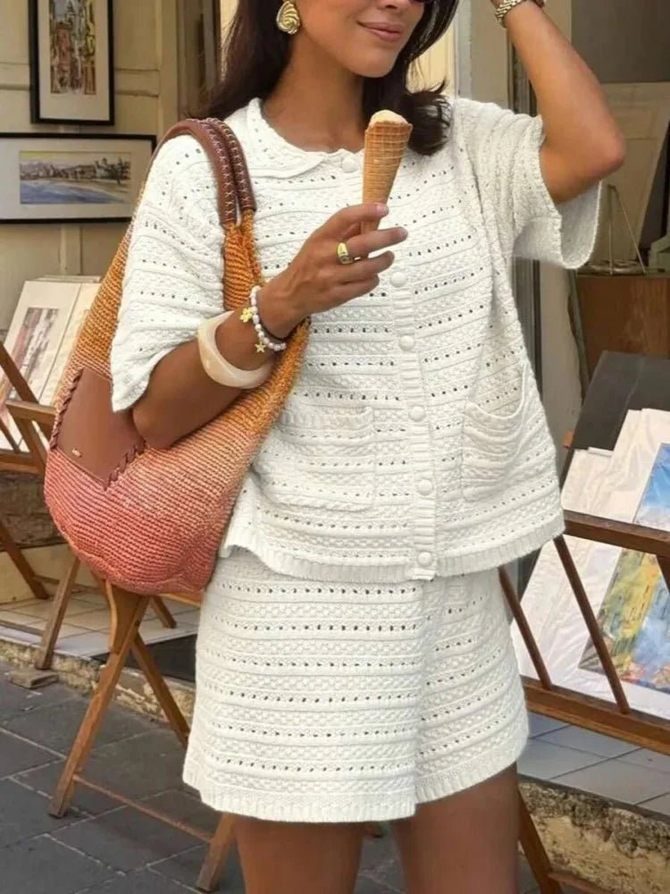 ZEYA - Elena Knitted Two - Piece Summer Set
