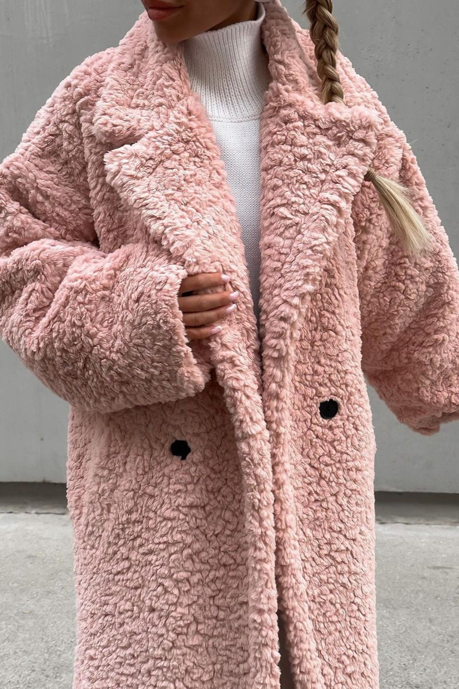 ZEYA - Eleonore Long Teddy Coat