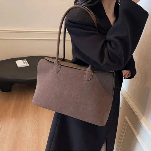 ZEYA - Elisa Suede Shoulder Bag