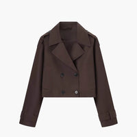 Ella Cropped Trenchcoat