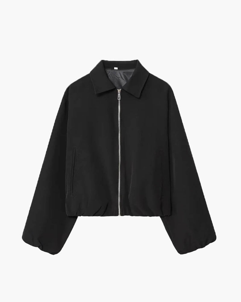 ZEYA - Ellaria Puff Sleeve Bomber Jacket