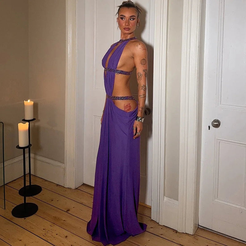 ZEYA - Emilia Halter Maxi Dress