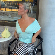 Emiliana crop top s vezanjem