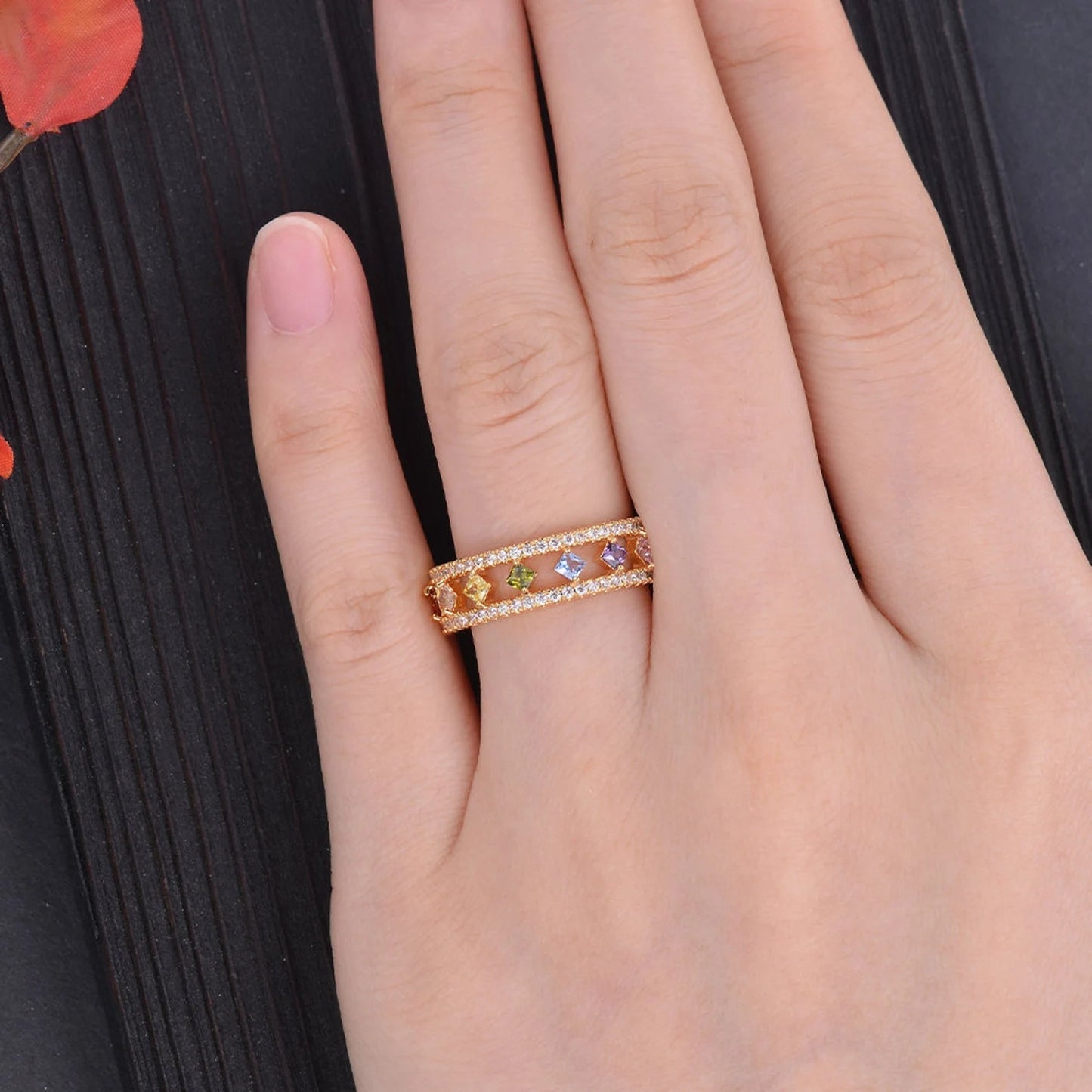ZEYA - Emily Rainbow Ring