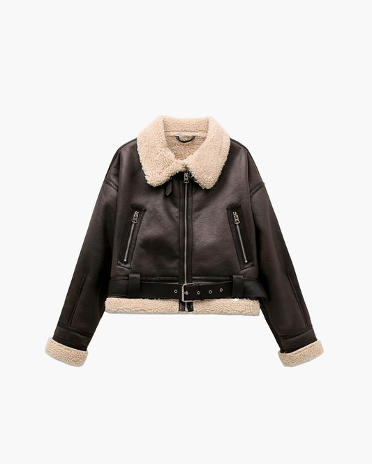 ZEYA - Emma Faux Leather Jacket