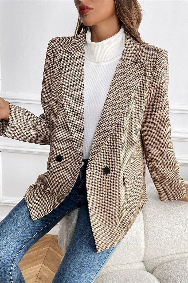 ZEYA - Esther Houndstooth Blazer