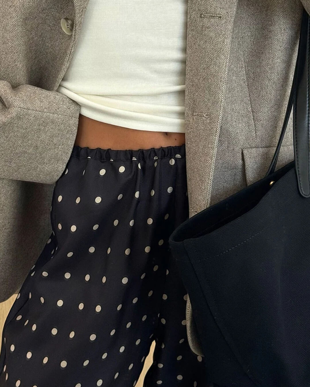 ZEYA - Evita Polka Dot Satin Pants
