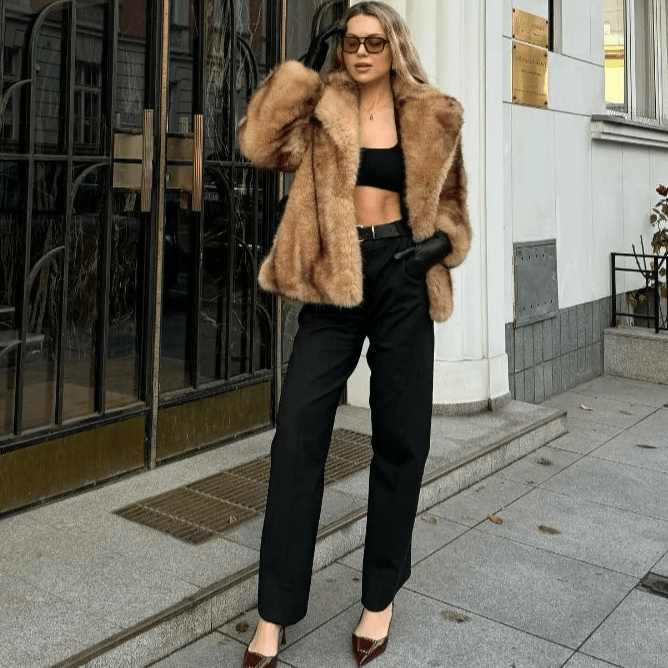 ZEYA - Fely Faux Fur Coat