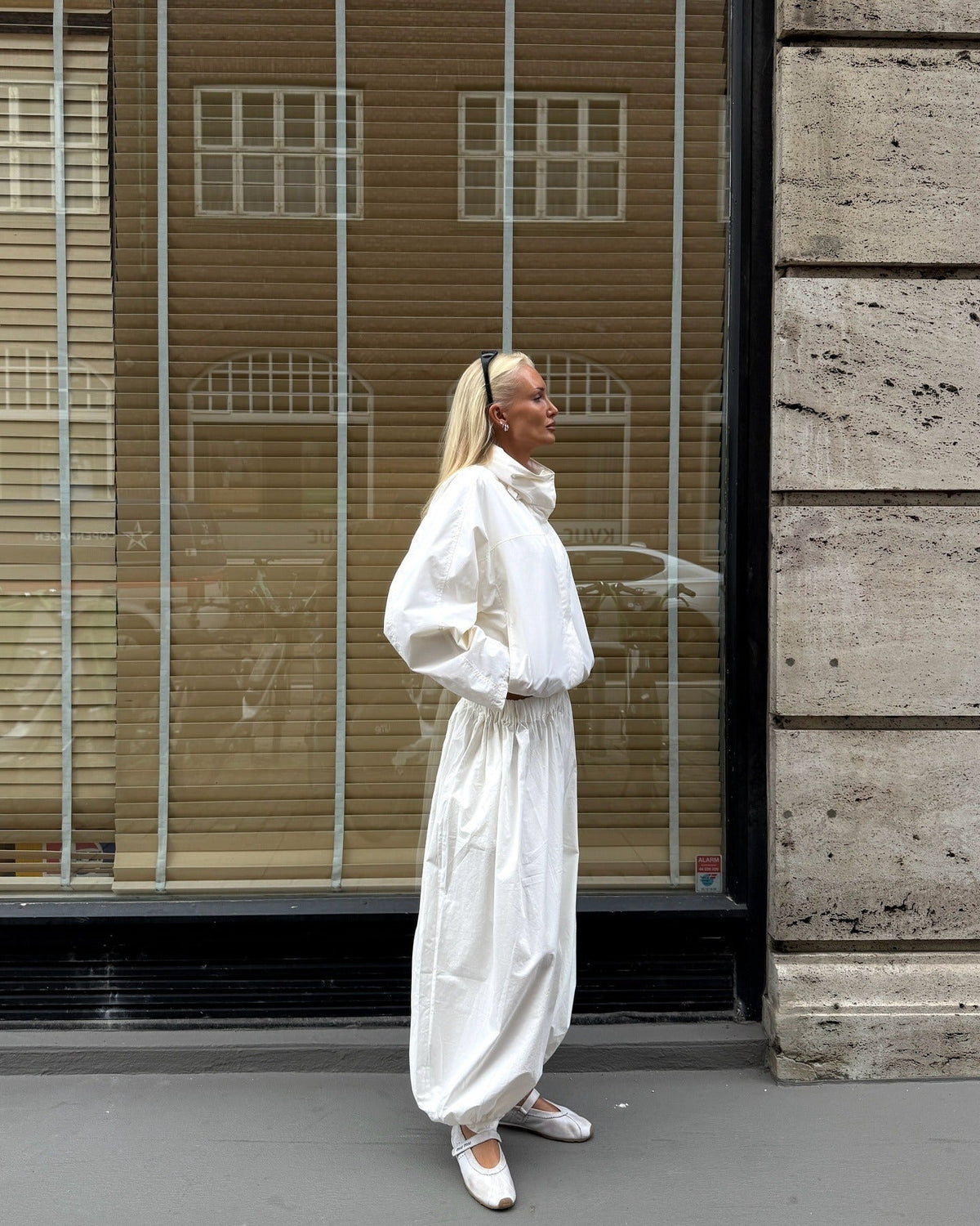 ZEYA - Fiona Funnel Neck Windbreaker Jacket