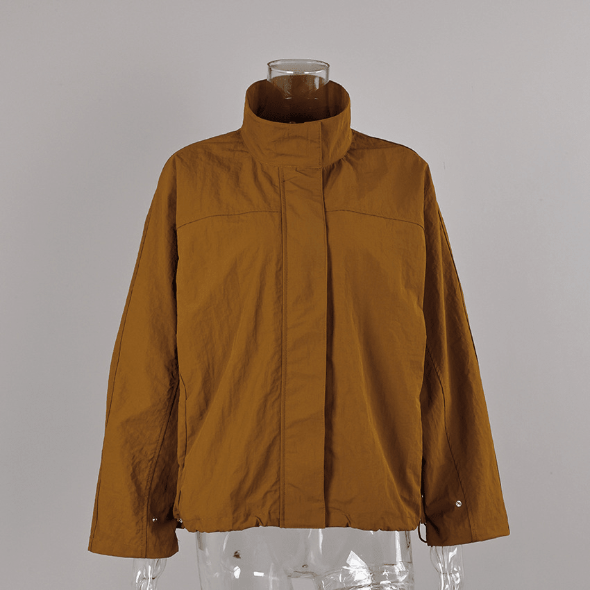 ZEYA - Fiona Funnel Neck Windbreaker Jacket