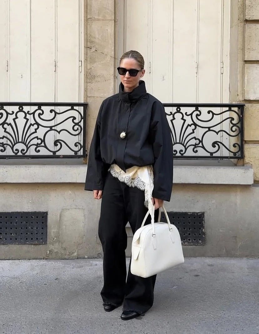 ZEYA - Fiona Funnel Neck Windbreaker Jacket