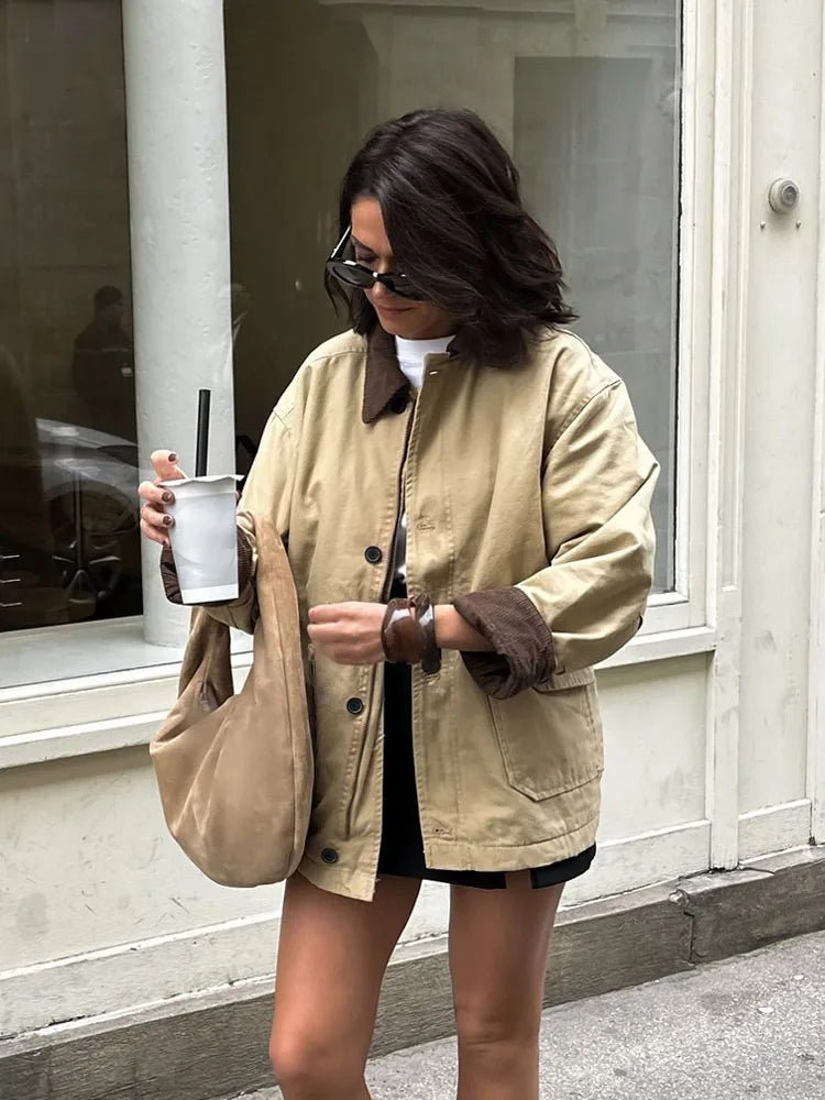 ZEYA - Fiona Vintage Utility Canvas Jacket