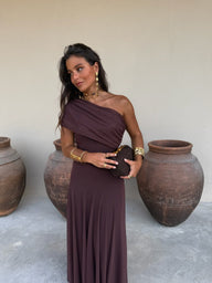 Rochie maxi Hannah din plasă