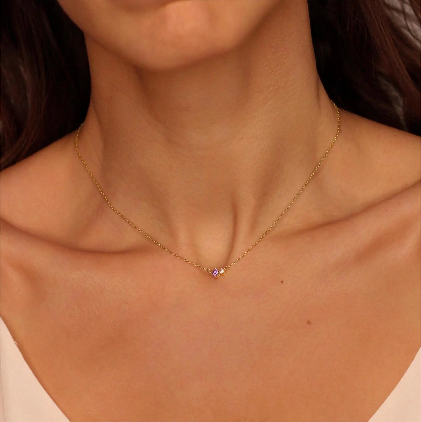 ZEYA - Hayley Birthstone Necklace