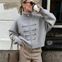 Helena Coltrui Rits Gebreid Vest