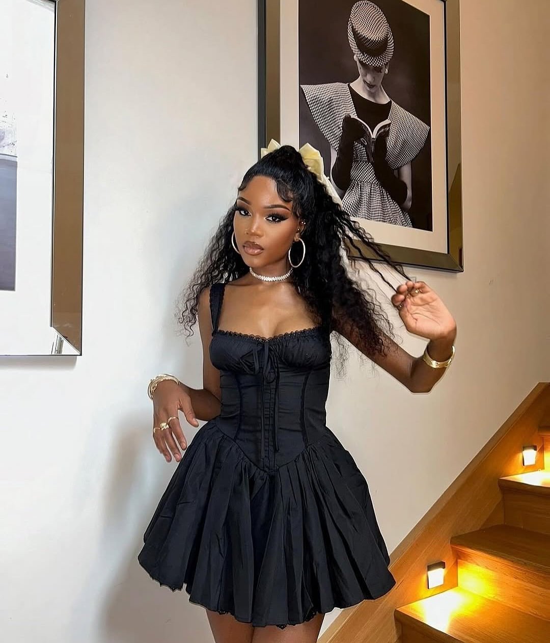 Ilaria Corset Silhouette Dress - Corset Dress for Women - Bodycon Midi Dress - Figure Hugging Dress