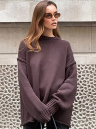 Jacky løsstrikket pullover