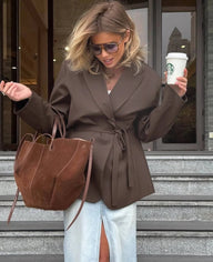 Veste cintrée à lacets Janelle Brown