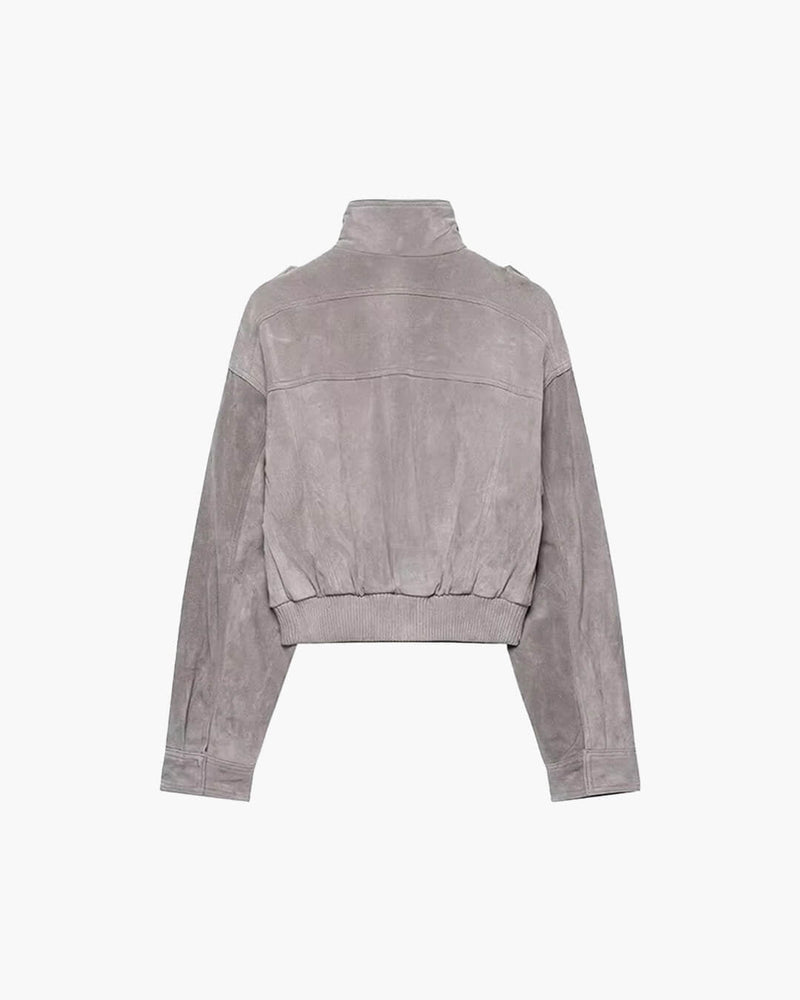 ZEYA - Jasmin Faux Suede Cropped Jacket