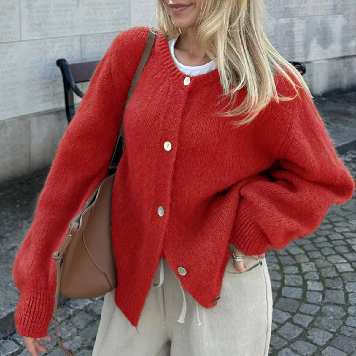 ZEYA - Jasmine Fuzzy Knit Cardigan