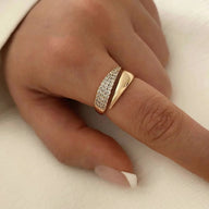 Jessica prsten s cirkonima pave