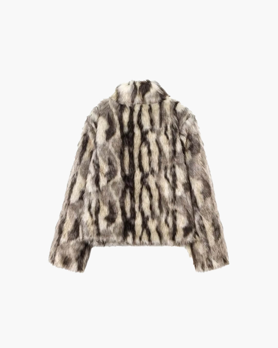 ZEYA - Jordy Leopard Faux Fur Coat