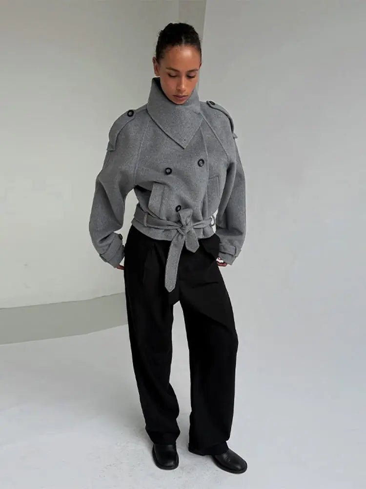 ZEYA - Julia High Collared Coat
