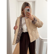 Prošívaná bomber bunda Agnes