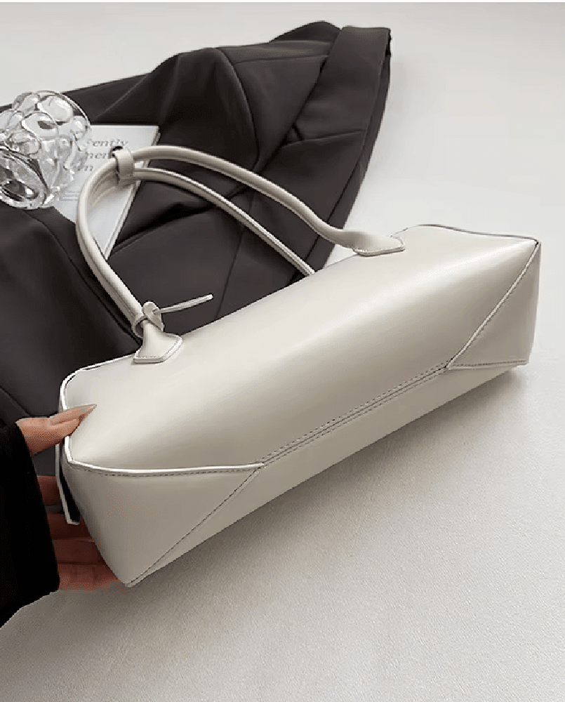 ZEYA - Julia Vintage Leather Baguette Bag