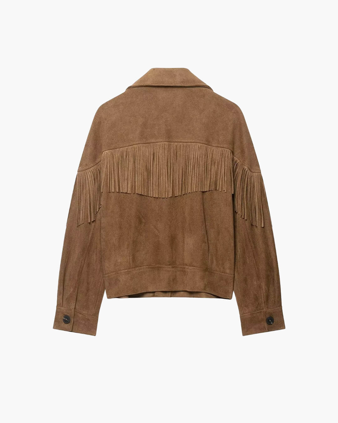 ZEYA - Julie Faux Suede Fringe Western Jacket