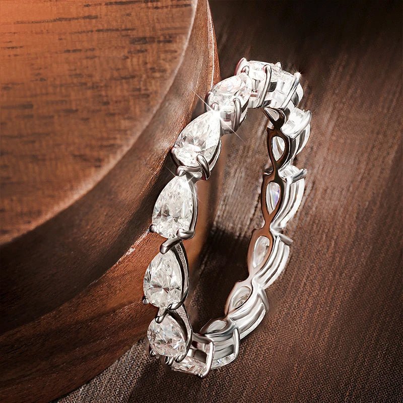 ZEYA - Kath Pear Cut Zirconia Ring