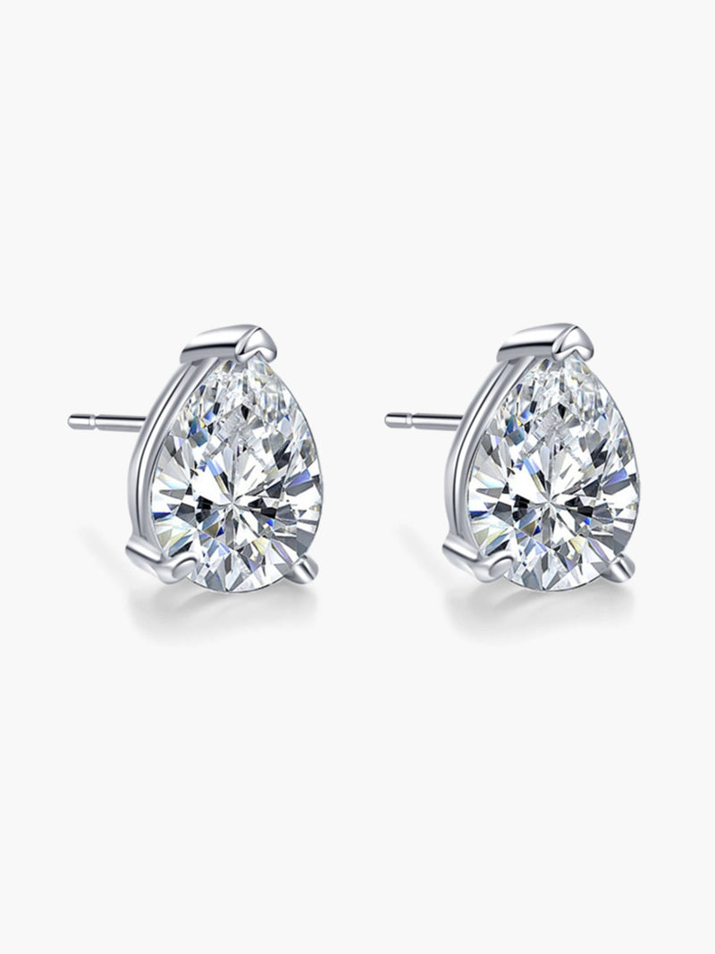 ZEYA - Kath Pear Cut Zirconia Stud Earrings