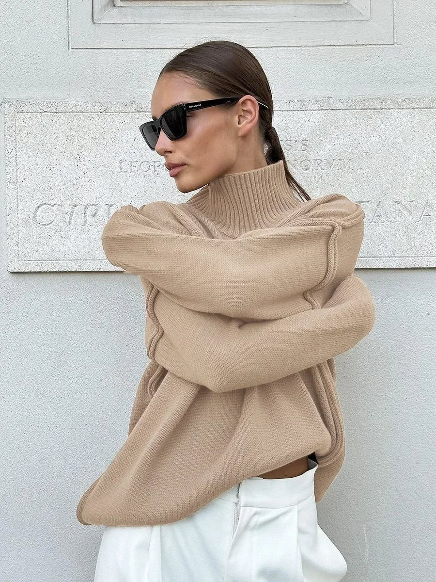 ZEYA - Kath Turtleneck Knit Sweater