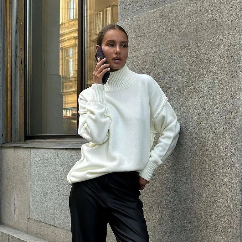 ZEYA - Kath Turtleneck Knit Sweater
