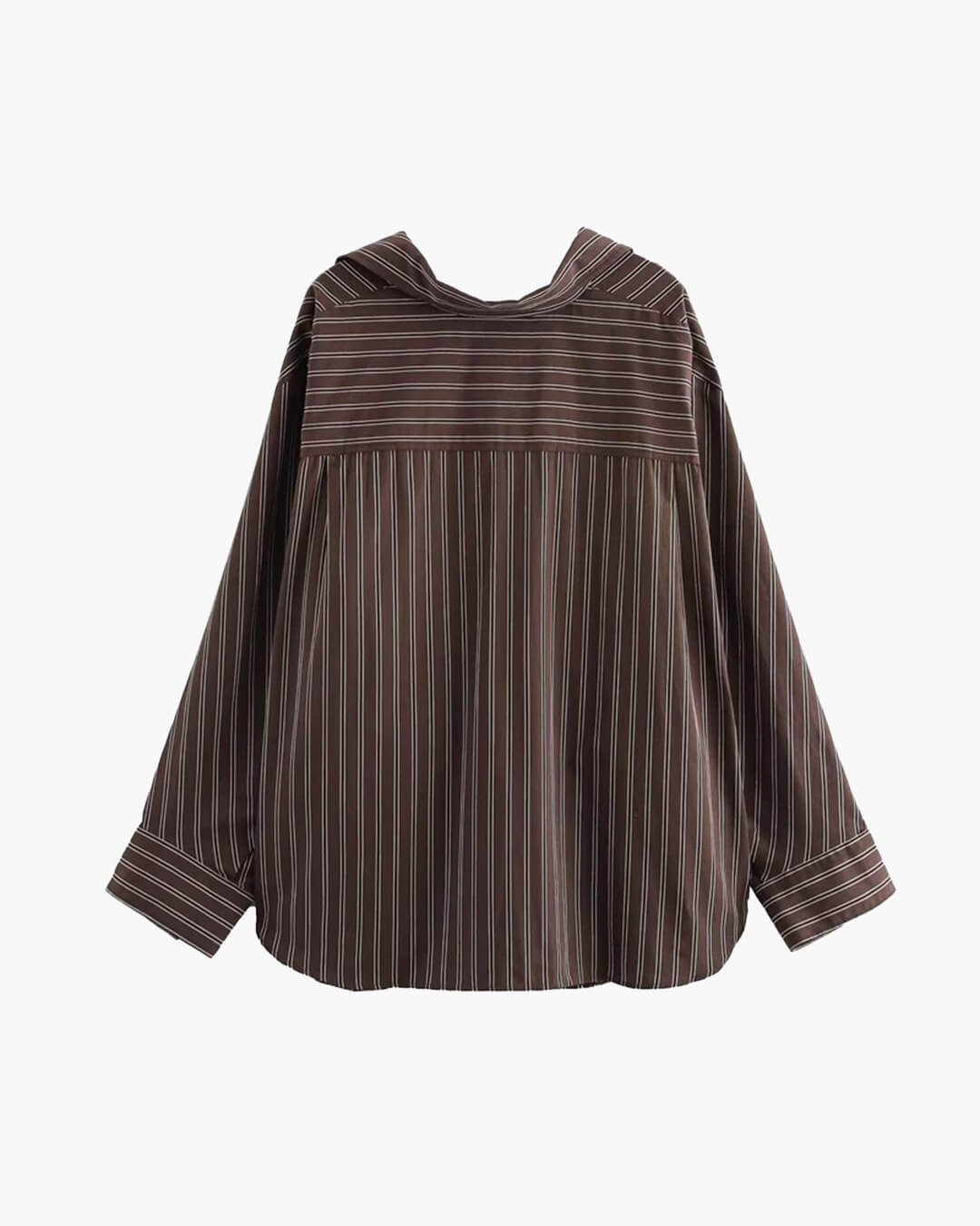 ZEYA - Kathy Bat Sleeve Striped Shirts