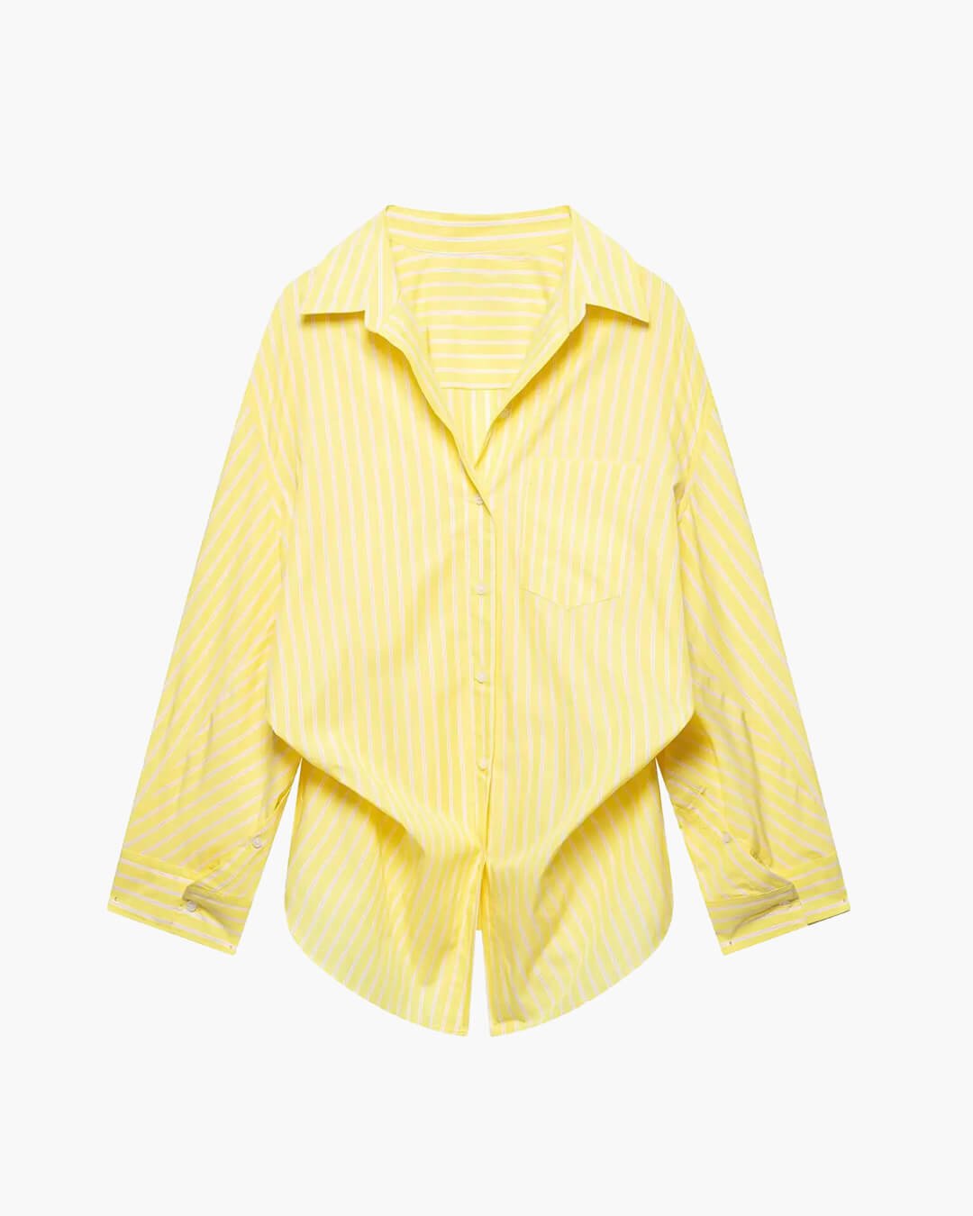 ZEYA - Kathy Bat Sleeve Striped Shirts