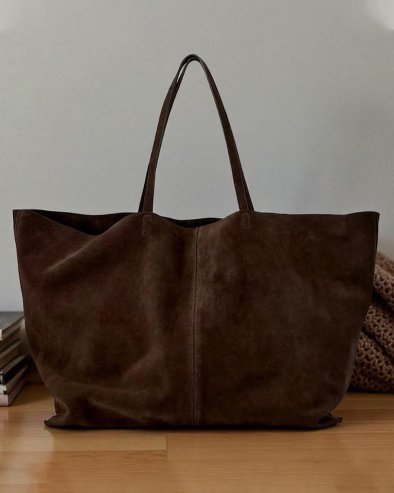 ZEYA - Keira Large Suede Tote Bag