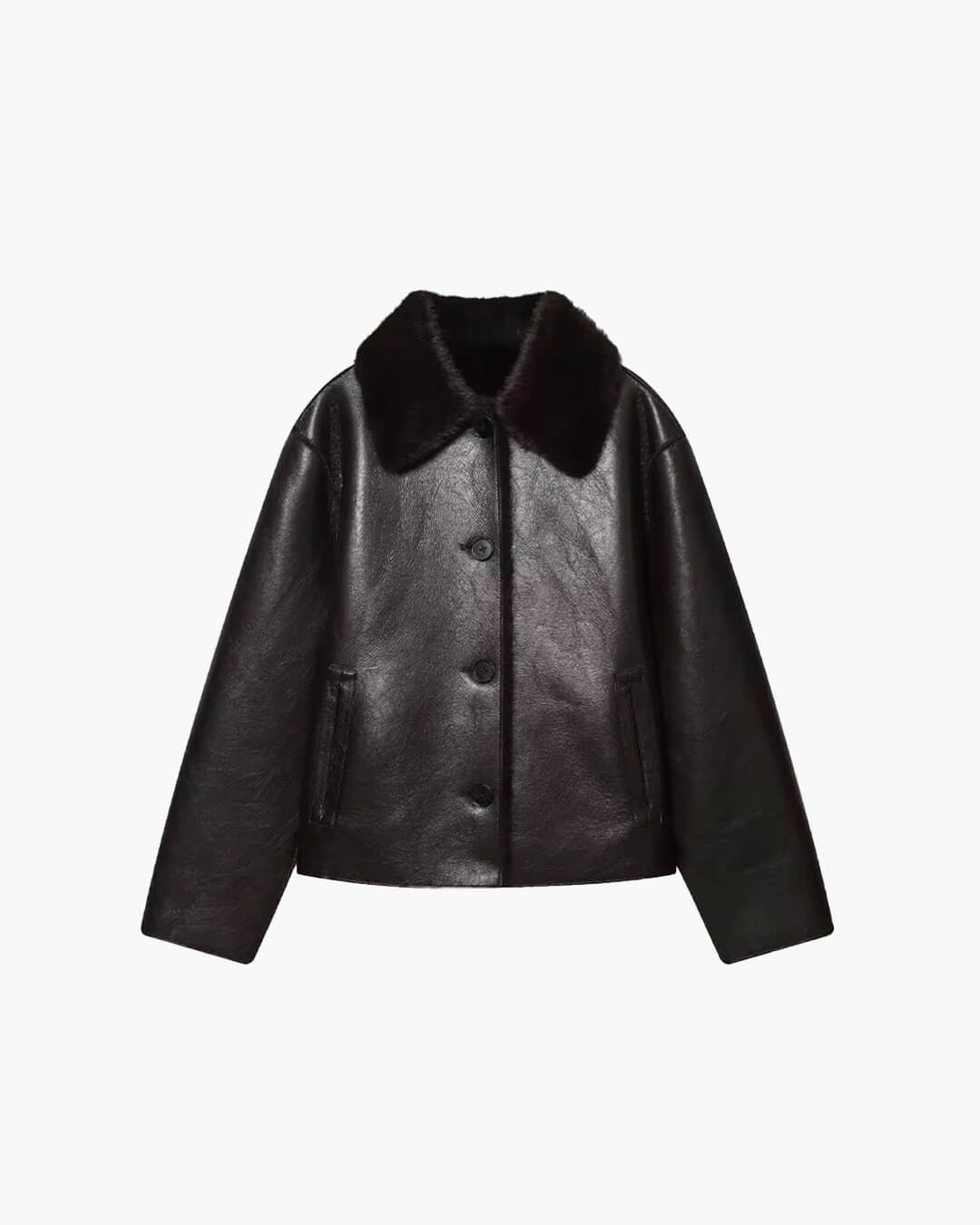 ZEYA - Laila Reversible Faux fur Leather Jacket