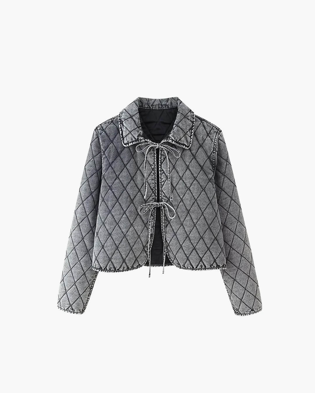 ZEYA - Lana Denim Jacket with Lace Design
