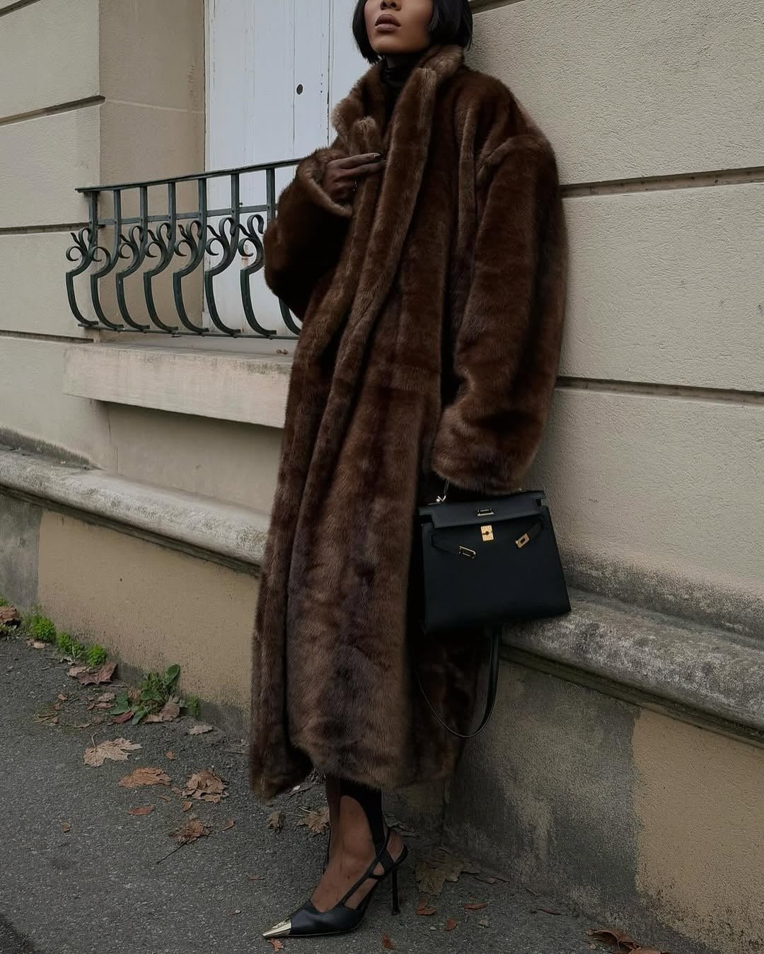 ZEYA - Laney Faux Fur Maxi Coat