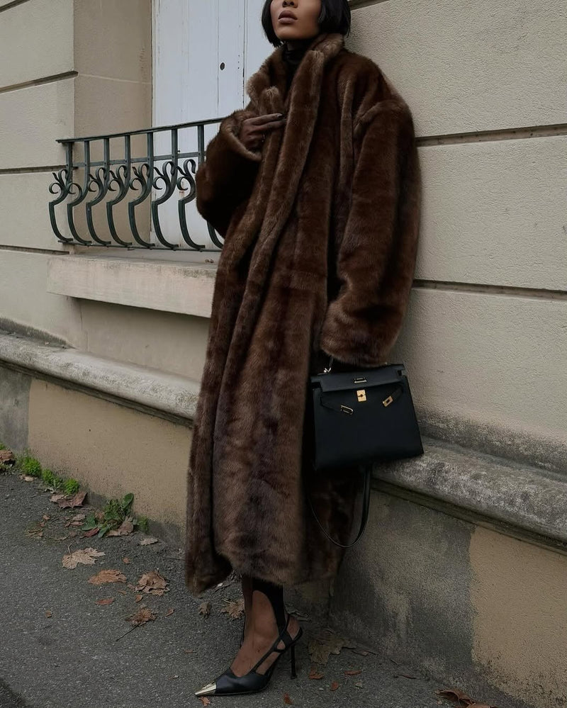 ZEYA - Laney Faux Fur Maxi Coat