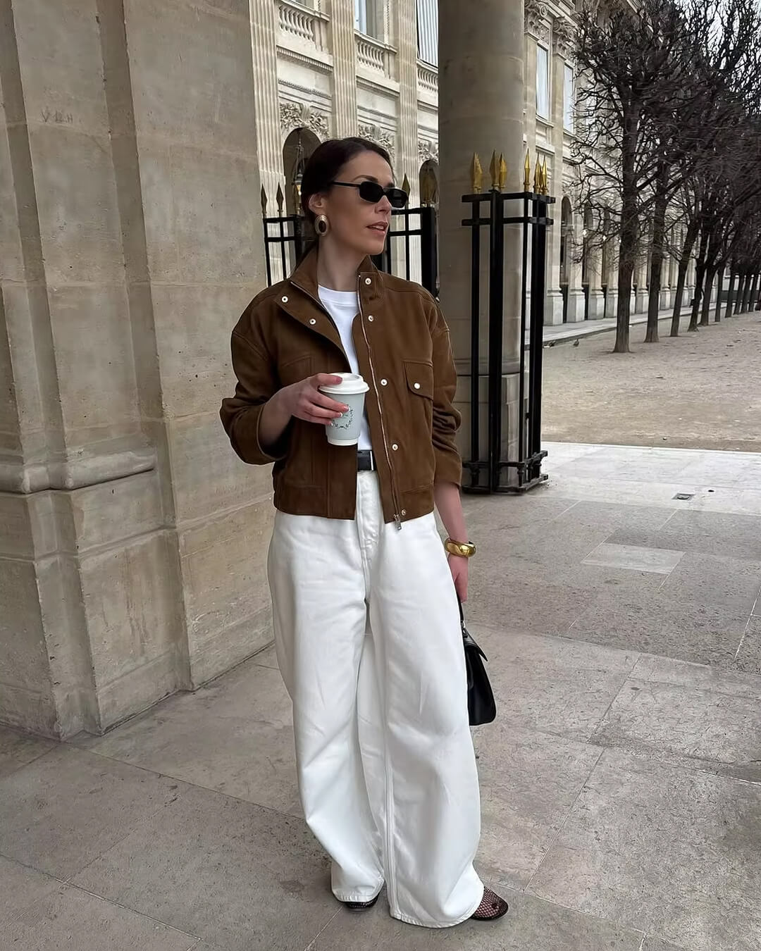 ZEYA - Laura Suede Bomber Jacket