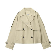Lavinia kort trenchcoat