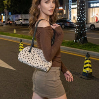 Layla dirbtinio kailio rankinė su gepardo raštu