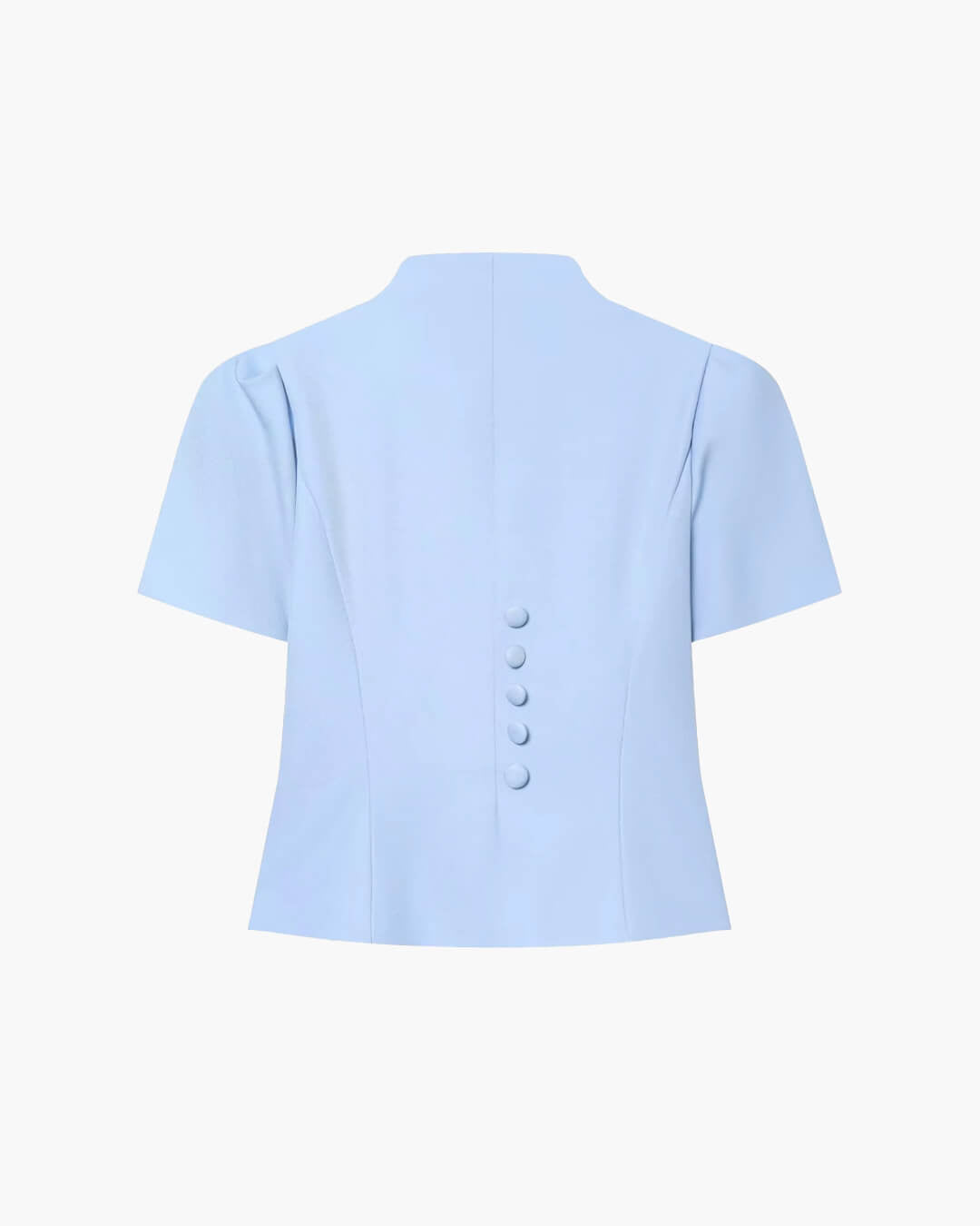 ZEYA - Leah Button Front Stand Collar Top