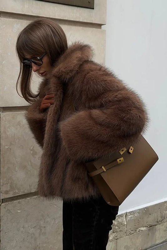 ZEYA - Lilibeth Faux Fur Short Coat