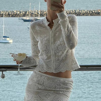 Lily Crochet Beach Cover-Up Set
