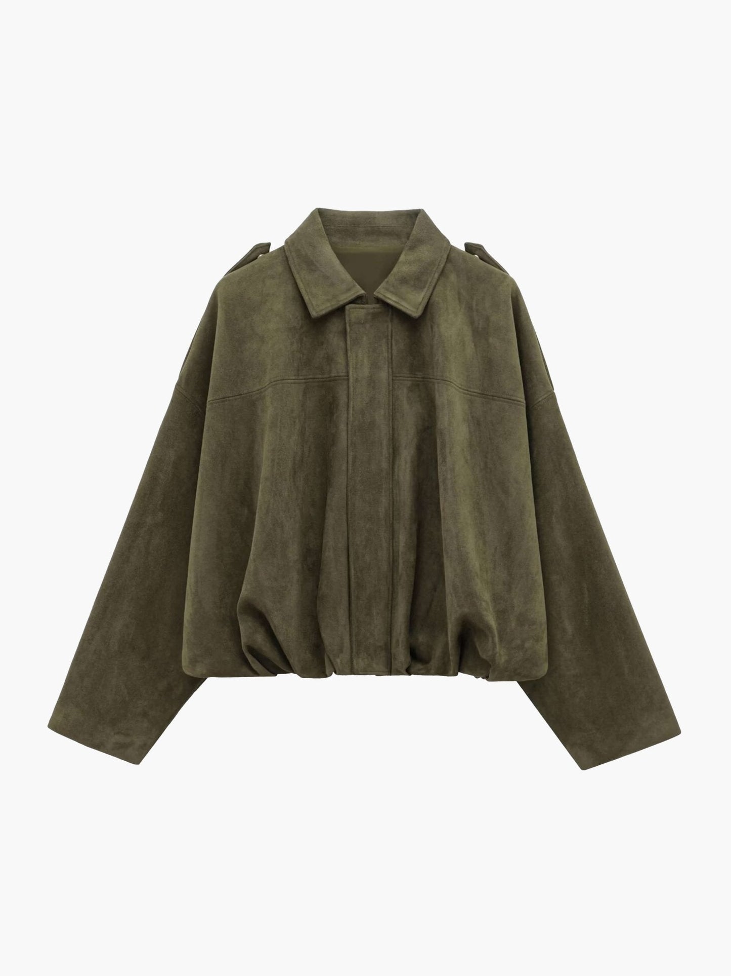 ZEYA - Lori Suede Bomber Jacket
